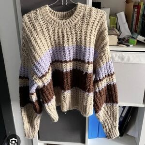 Oversized Striped Sweater